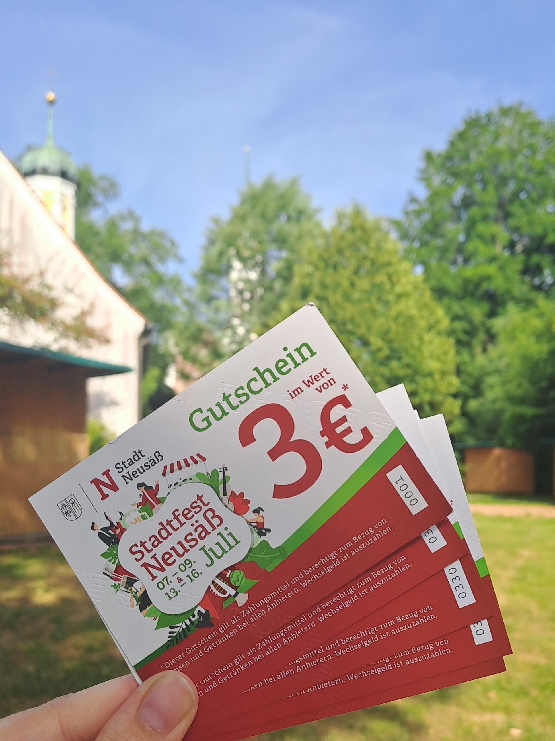 Gutscheine für das Neusäßer Stadtfest gewinnen LandkreisDonauRies